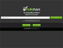 Tablet Screenshot of hulkshare.com